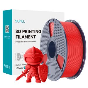Sunlu PLA+ Filament — Red 1 kg spool