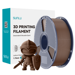 Sunlu PLA+ Filament — Coffee Brown 1 kg spool