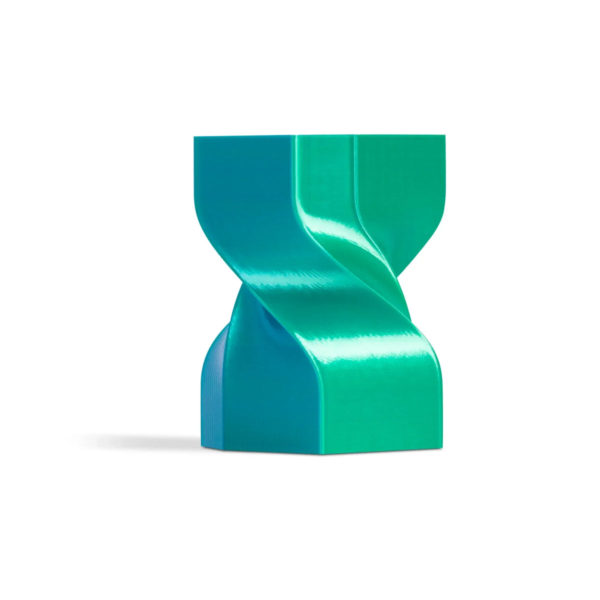 Snapmaker Silk Dual-Color PLA Filament in Sea Glass — spool, view 3