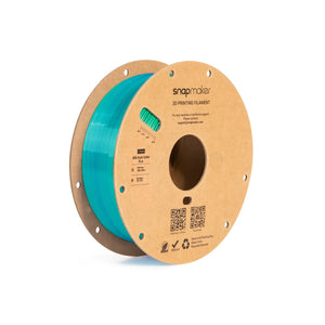 Snapmaker Silk Dual-Color PLA Filament in Sea Glass — spool, view 2