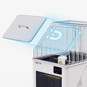 BIQU PopCap top cover for Snapmaker U1 — cover seated on the top of the printer