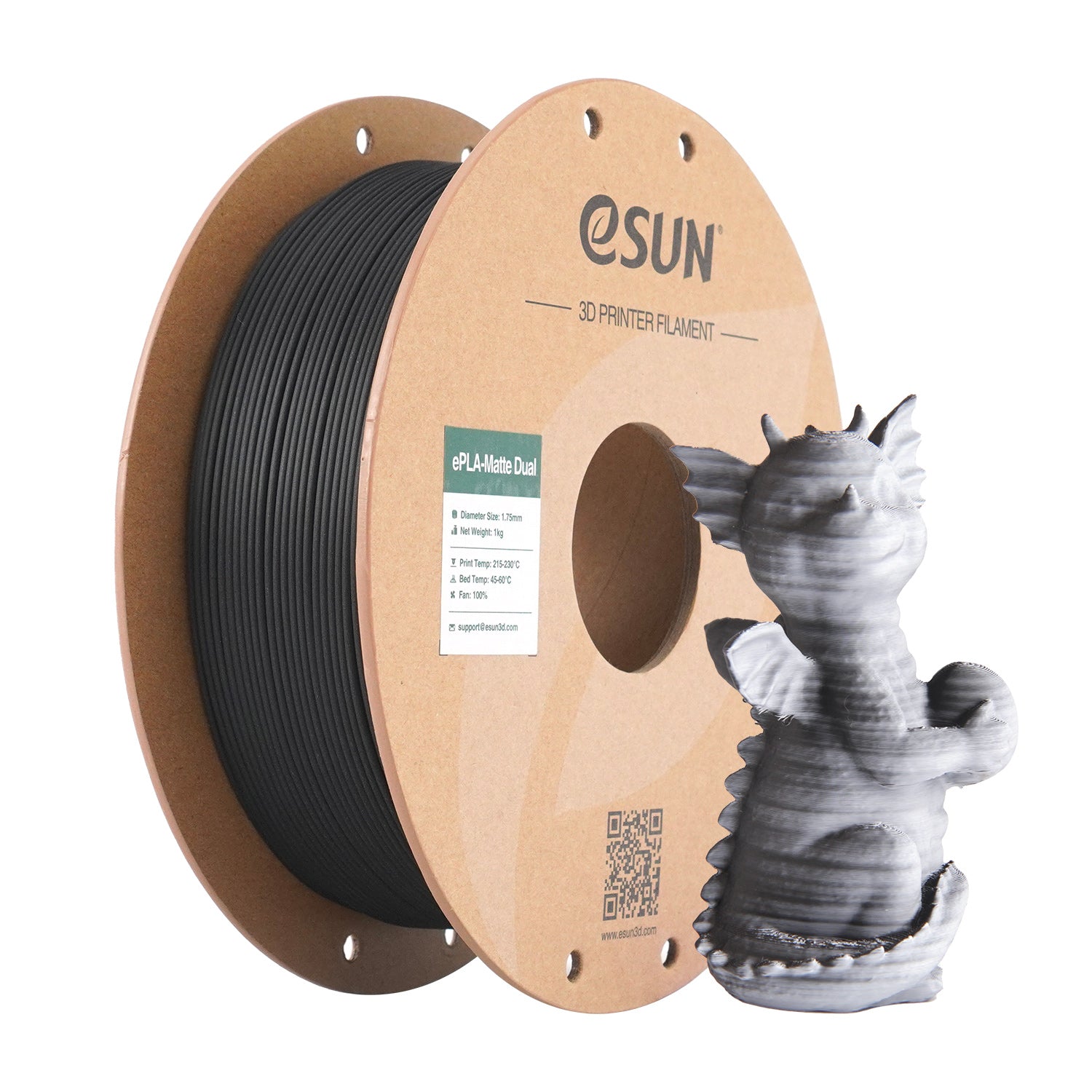 eSun PLA Matte Filament 1.75 mm 1KG
