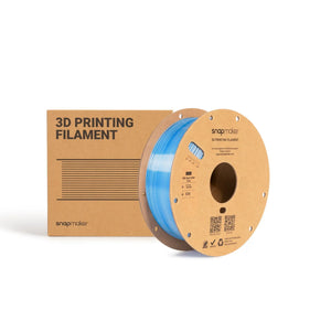 Snapmaker Silk Dual-Color PLA Filament in Ice Lake — spool, view 4