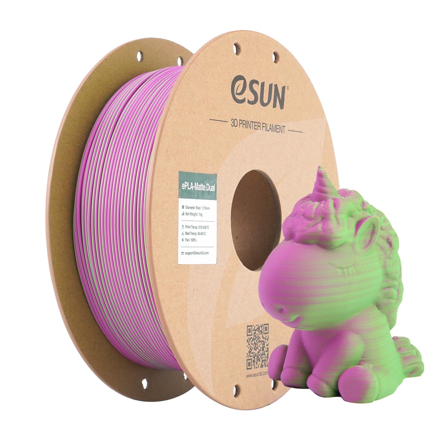 eSun PLA Matte Filament 1.75 mm 1KG