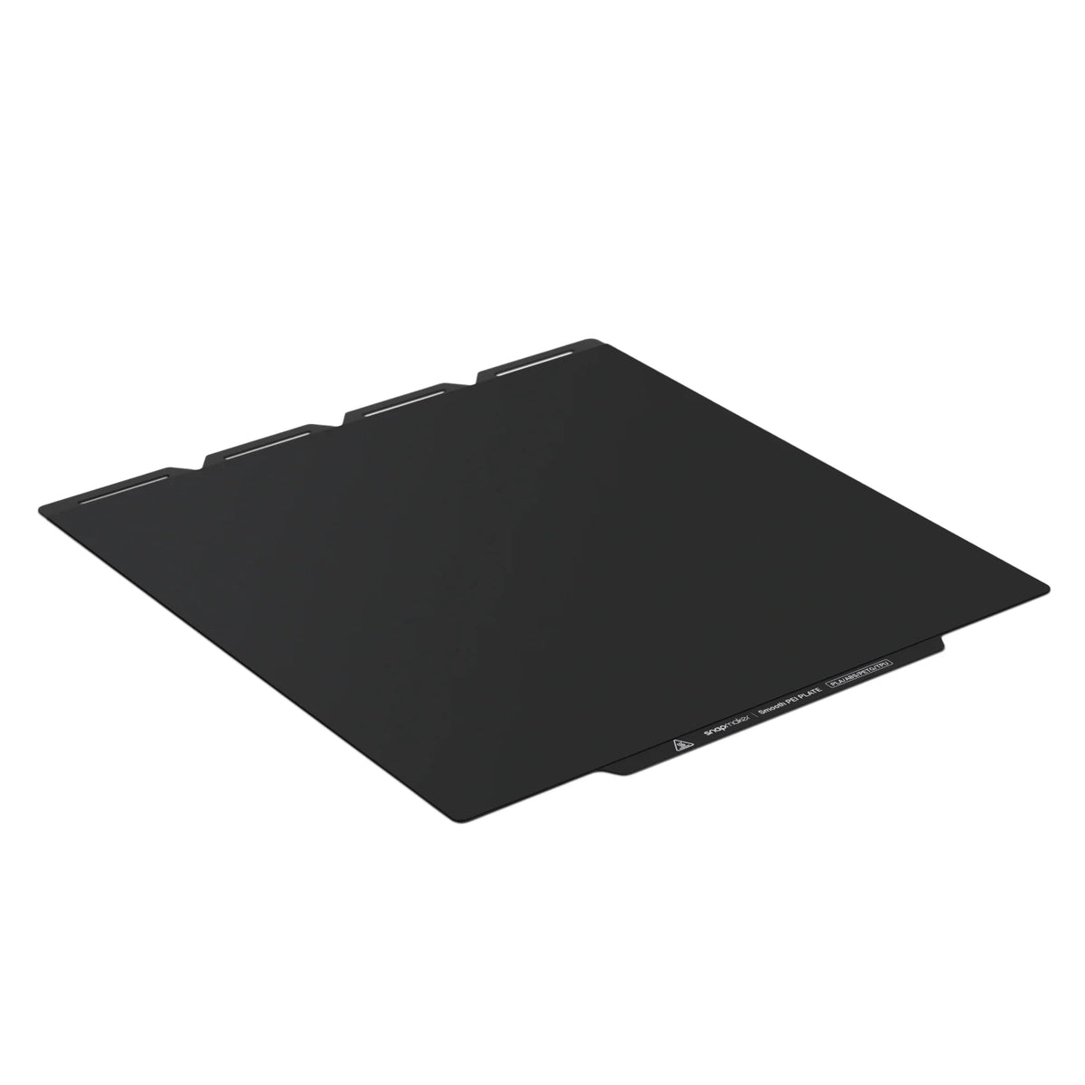 Snapmaker U1 Smooth PEI Build Plate — angled view of the spring steel plate