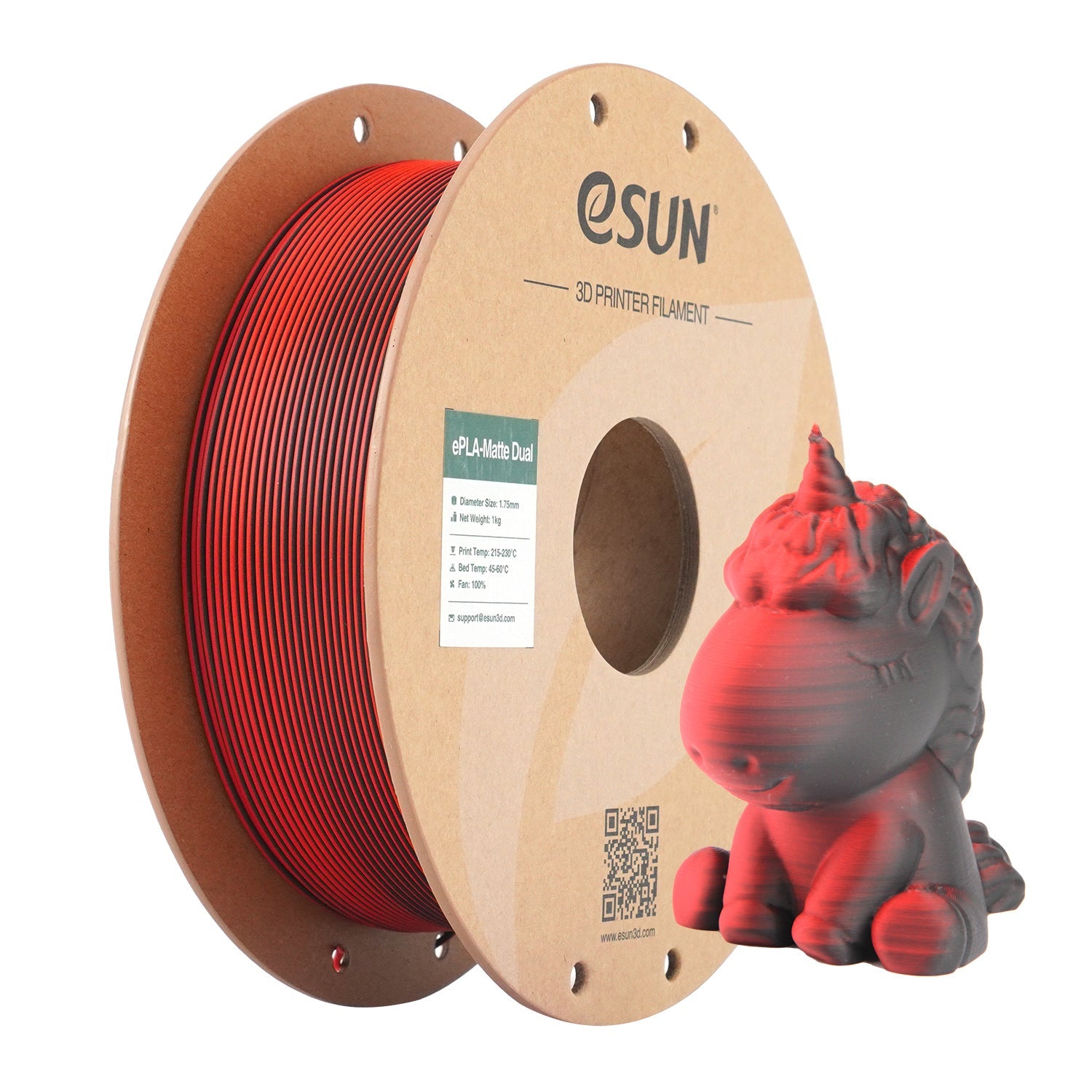 eSun PLA Matte Filament 1.75 mm 1KG
