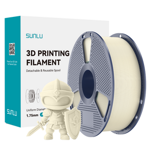 Sunlu PLA+ Filament — Bone White 1 kg spool