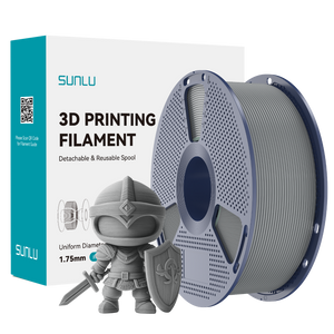 Sunlu PLA+ Filament — Gray 1 kg spool
