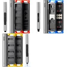 HOTO SNAPBLOQ 3-in-1 Mini Power Tool Kit – Mini Drill & Rotary Tool, Electric Screwdriver with 114 Accessories, Magnetic Modular System, Ideal for 3D Printing Finishing, Electronics Repair, DIY Crafts