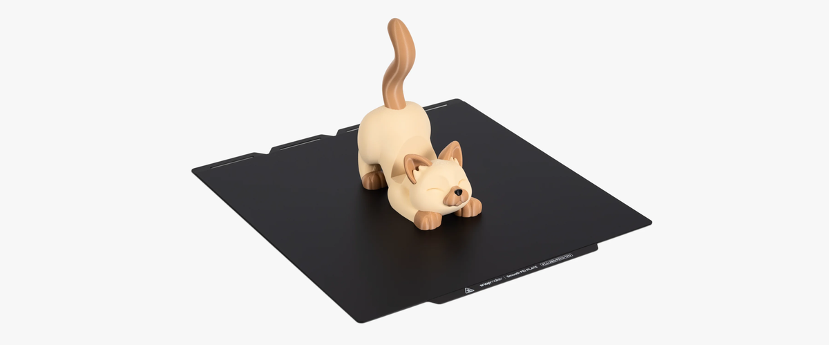 Snapmaker U1 Smooth PEI Build Plate — first-layer adhesion across the plate